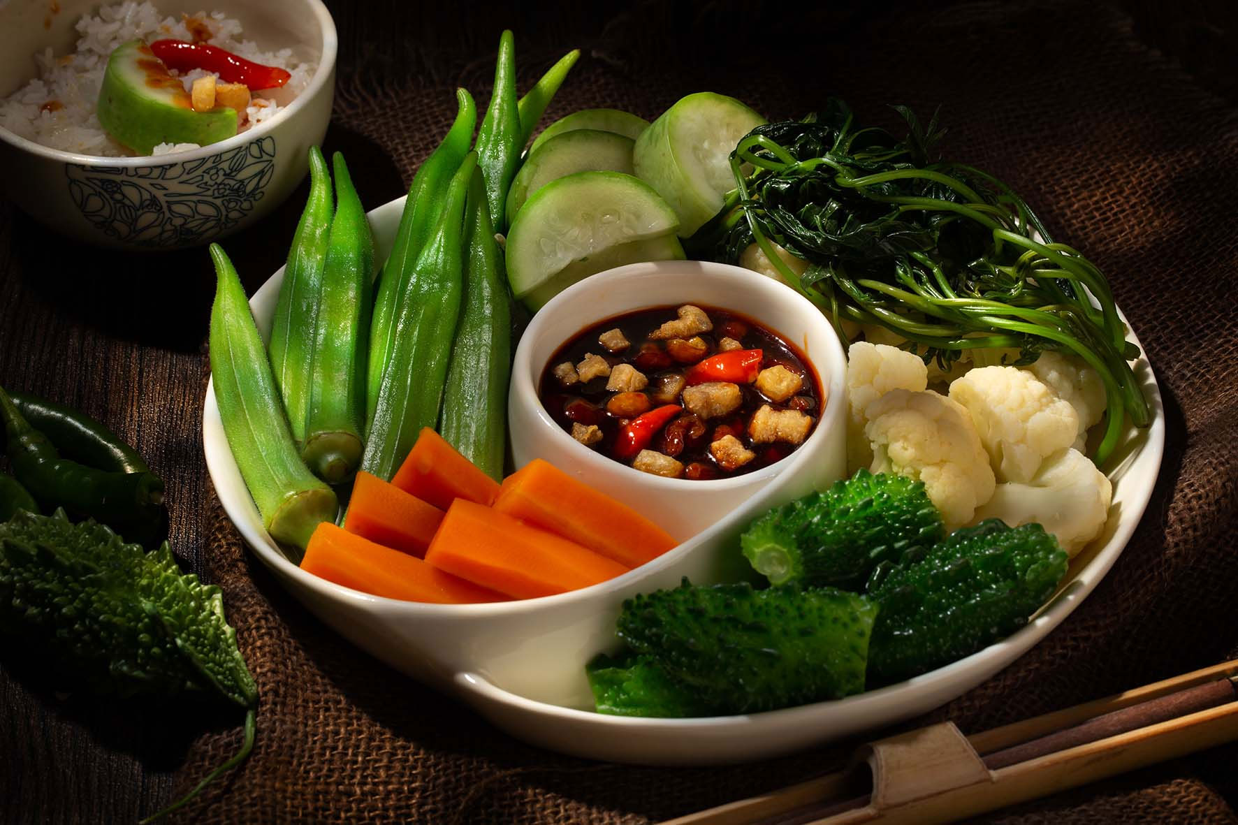 Rau Luộc Kho Quẹt
